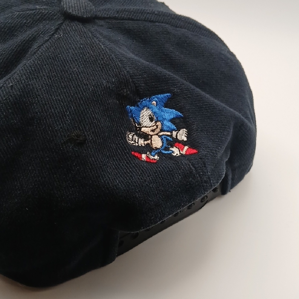 Vintage SEGA Channel Sonic The Hedgehog 90s Adjustable Hat Rare Retro Gaming - Picture 7 of 10